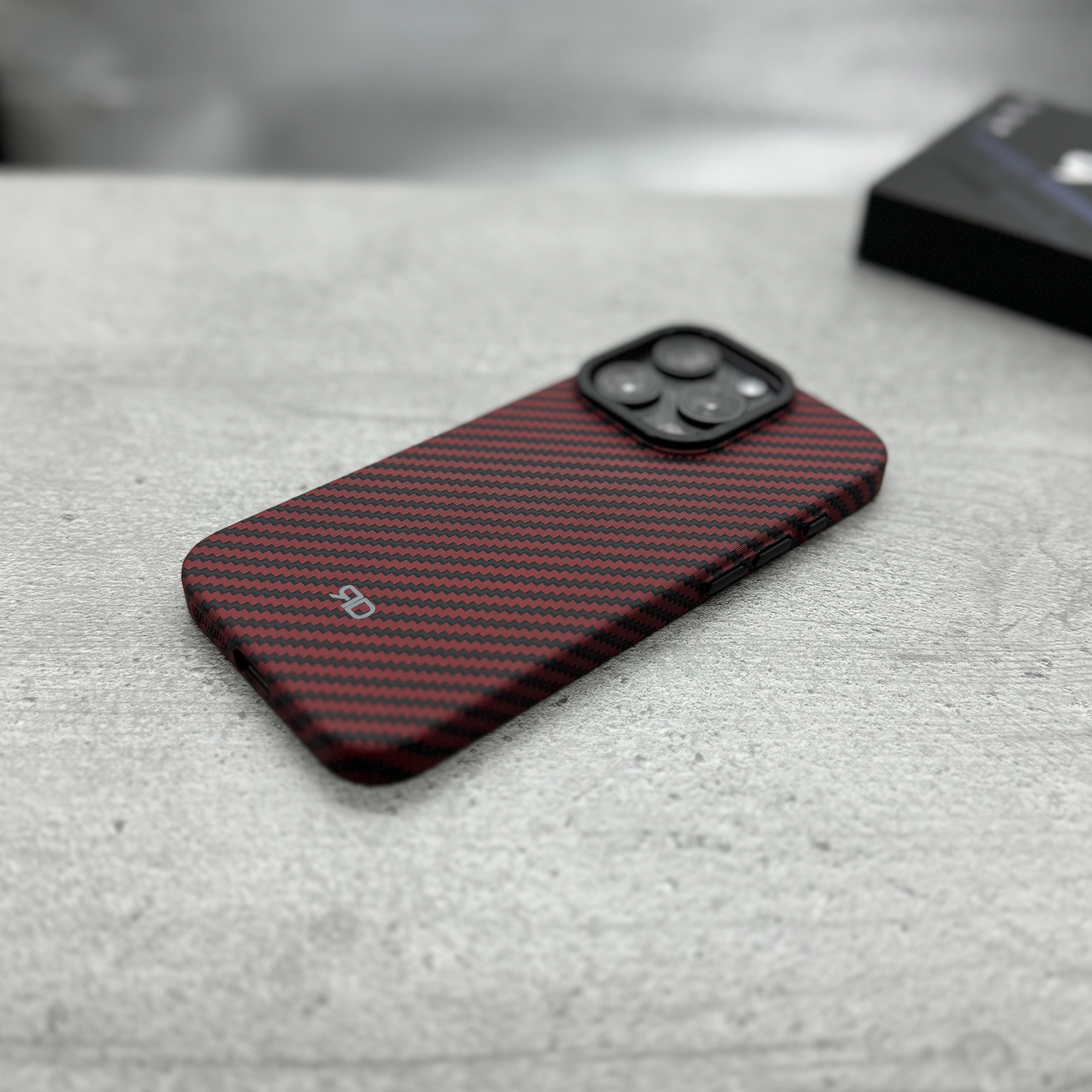 RD Carbon Fiber Case V3 (RED)